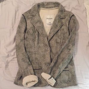 Black and cream blazer